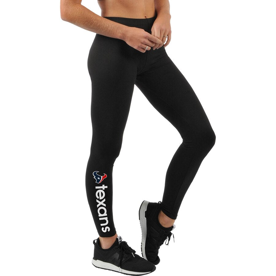G-lll NFL Houston Texans Black Leggings with Team Name/Logo X-Small