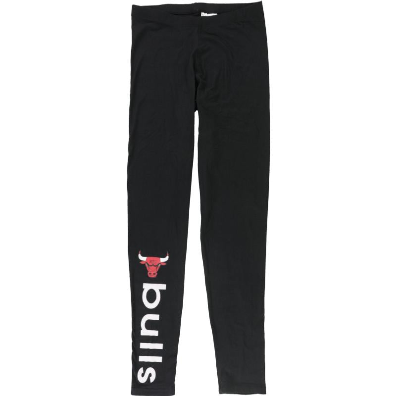 G-lll NBA Chicago Bulls Black Leggings with Team Name Logo Large