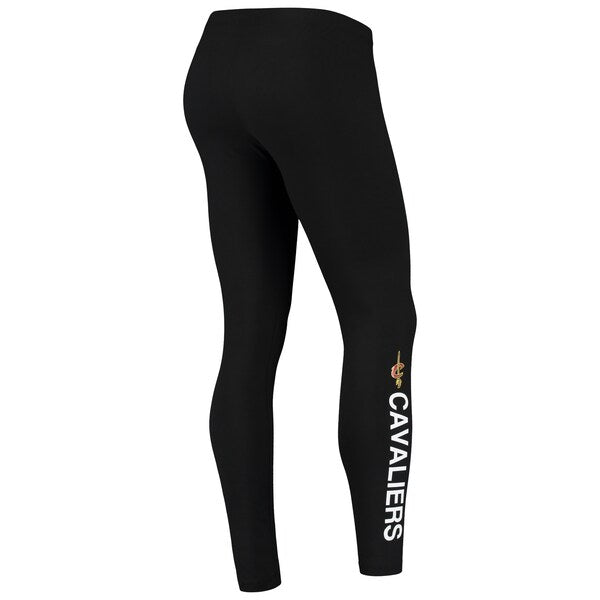 G-lll NBA Cleveland Cavaliers Black Leggings with Team Name/Logo Medium