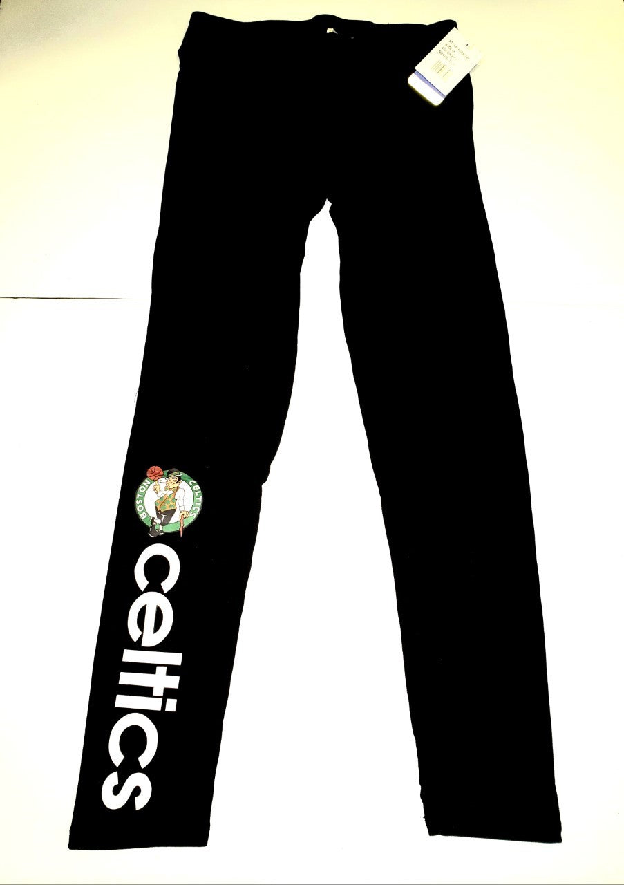 G-lll NBA Boston Celtics Black Leggings with Team Name/Logo Large