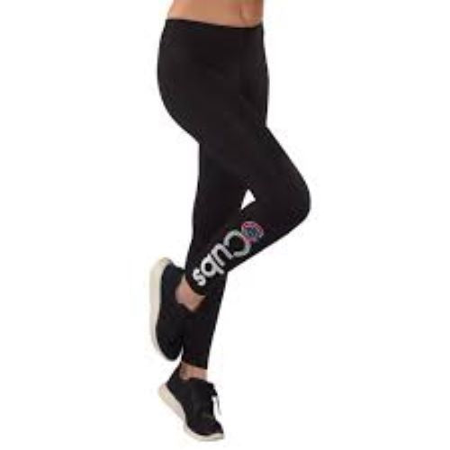 G-lll MLB Chicago Cubs Black Leggings with Team Name/Logo XX-Large