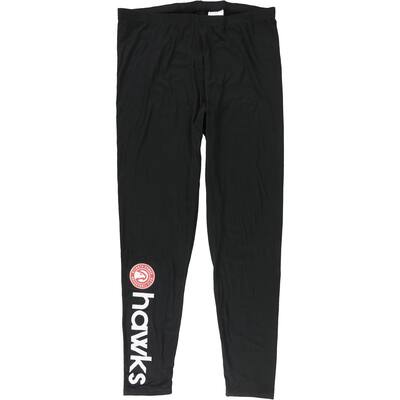 G-lll NBA Atlanta Hawks Black Leggings with Team Name/Logo Medium