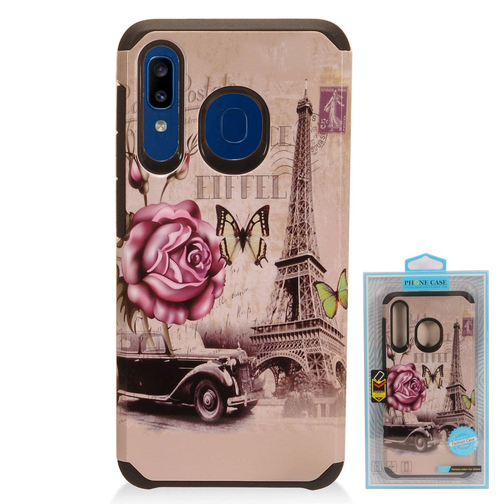 GSA Astronoot Paris Image Case for Samsung Galaxy A20/A50 - Pink