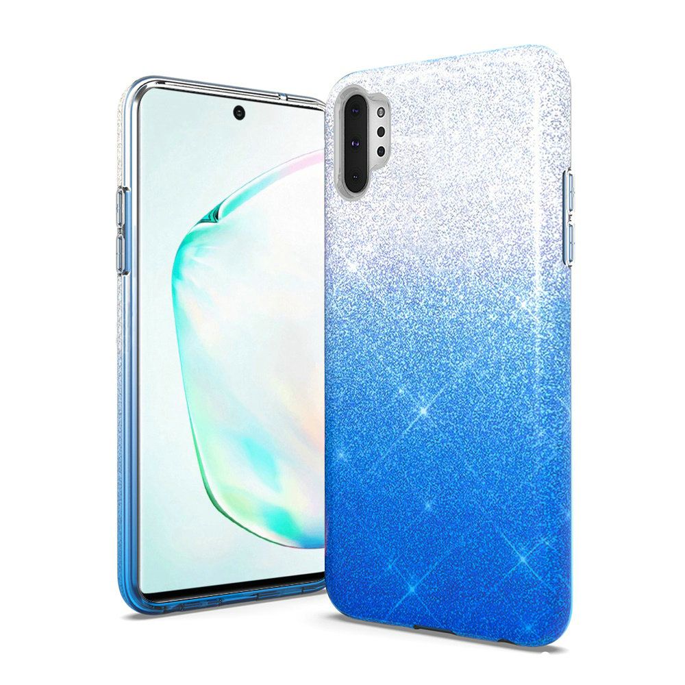 GSA Gradient Glitter Candy Case for Samsung Galaxy Note 10 Plus - Blue