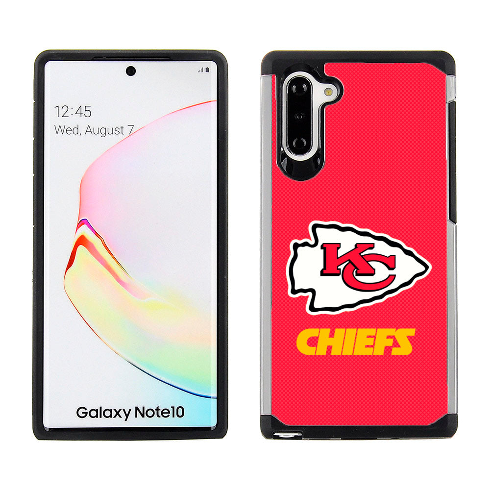 PBG NFL Kansas City Chiefs Textured Case for Samsung Galaxy Note 10