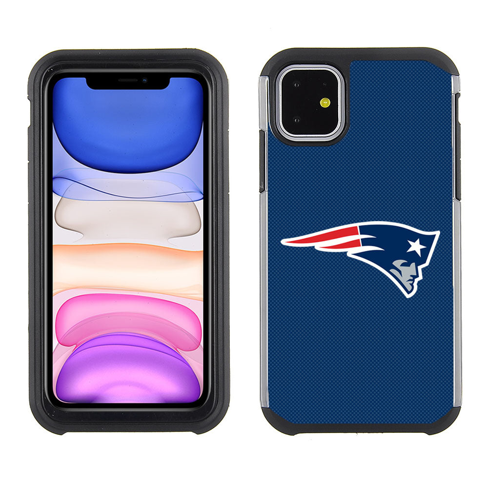 PBG NFL New England Patriots Textured Case for iPhone 11 & XR (6.1")