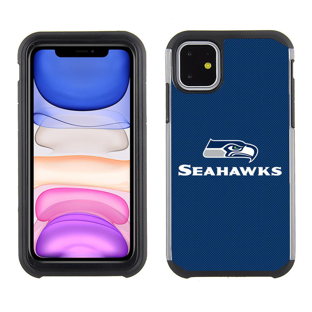 PBG NFL Seattle Seahawks Textured Case for iPhone 11 & XR (6.1")