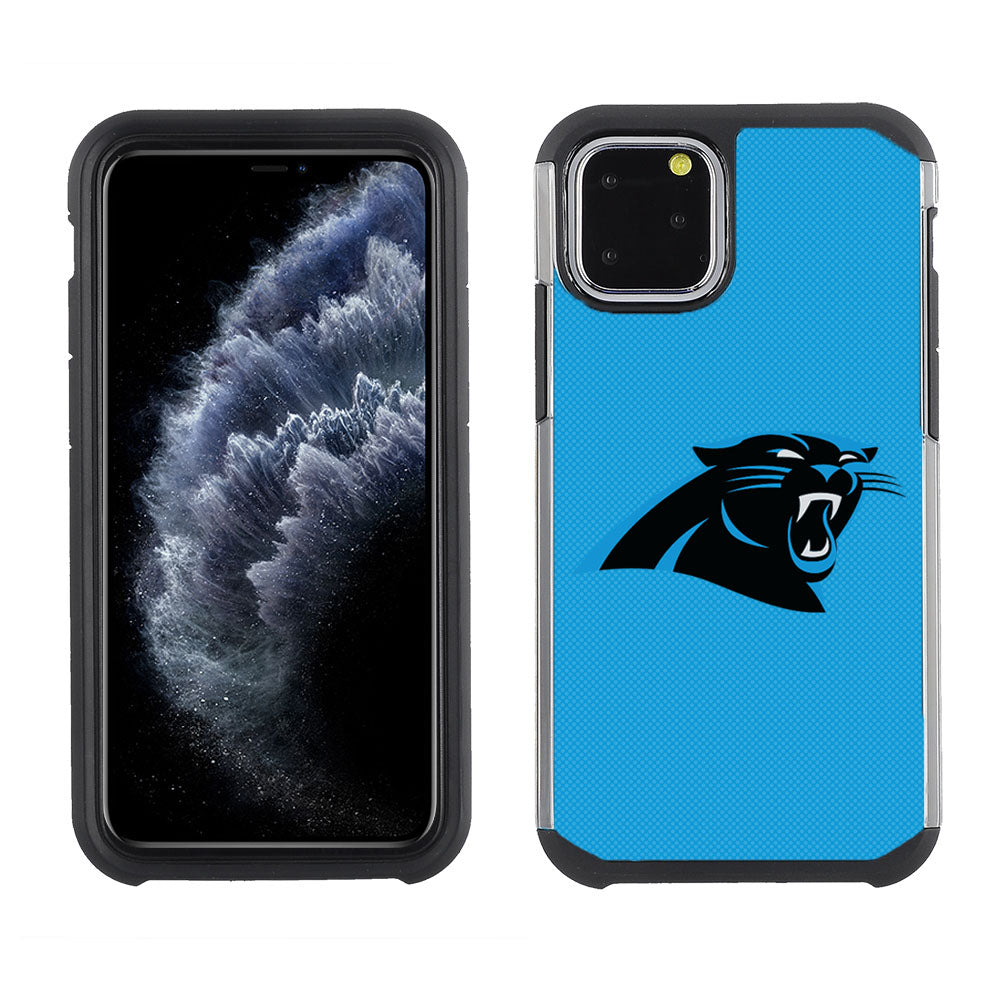 PBG NFL Carolina Panthers Textured Case for iPhone 11 Pro, X, XS (5.8")