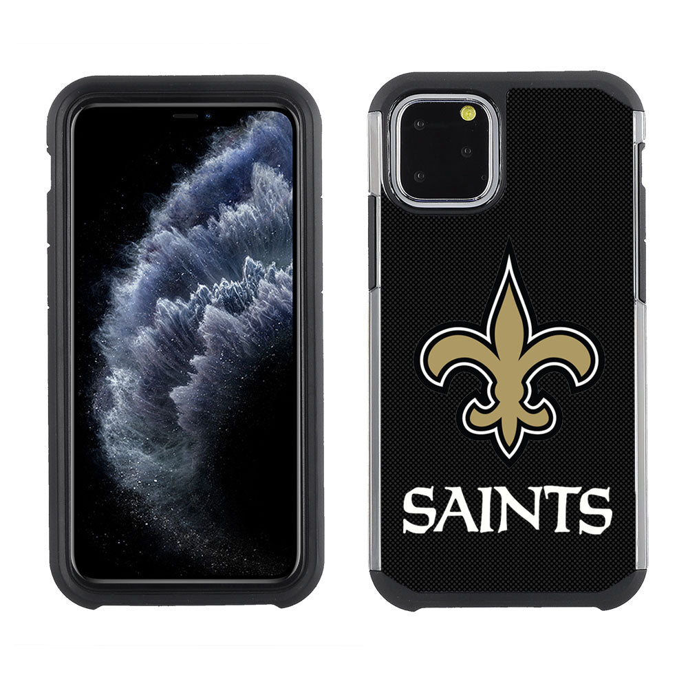 PBG NFL New Orleans Saints Textured Case for iPhone 11 Pro, X & XS (5.8")