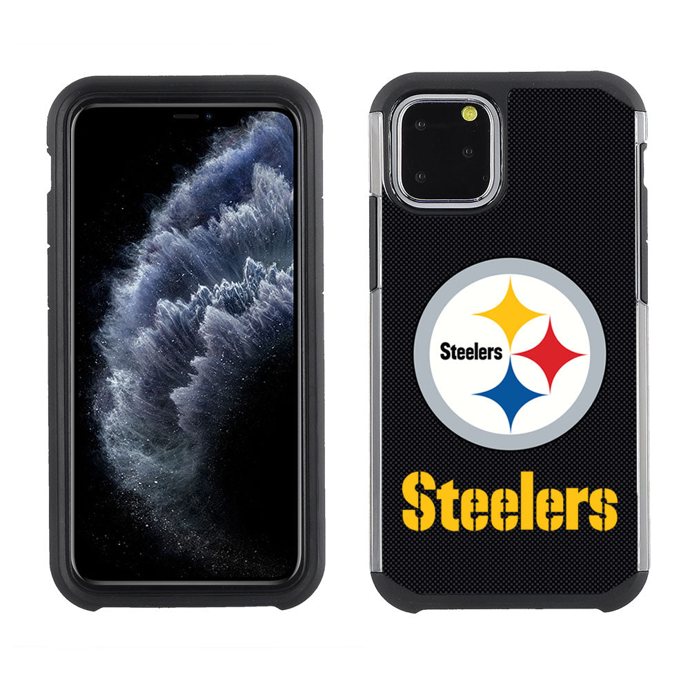 PBG NFL Pittsburgh Steelers Textured Case for iPhone 11 Pro, X & XS (5.8")