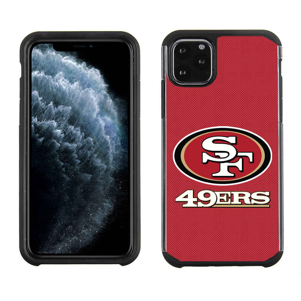 PBG NFL San Francisco 49ers Textured Case for iPhone 11 Pro Max & XS Max (6.5")