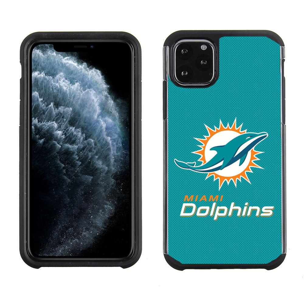 PBG NFL Miami Dolphins Textured Case for iPhone 11 Pro Max & XS Max (6.5")