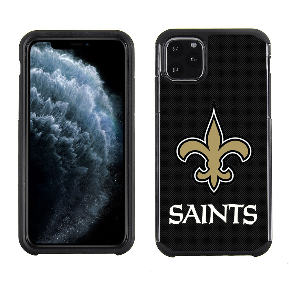 PBG NFL New Orleans Saints Textured Case for iPhone 11 Pro Max & XS Max (6.5")