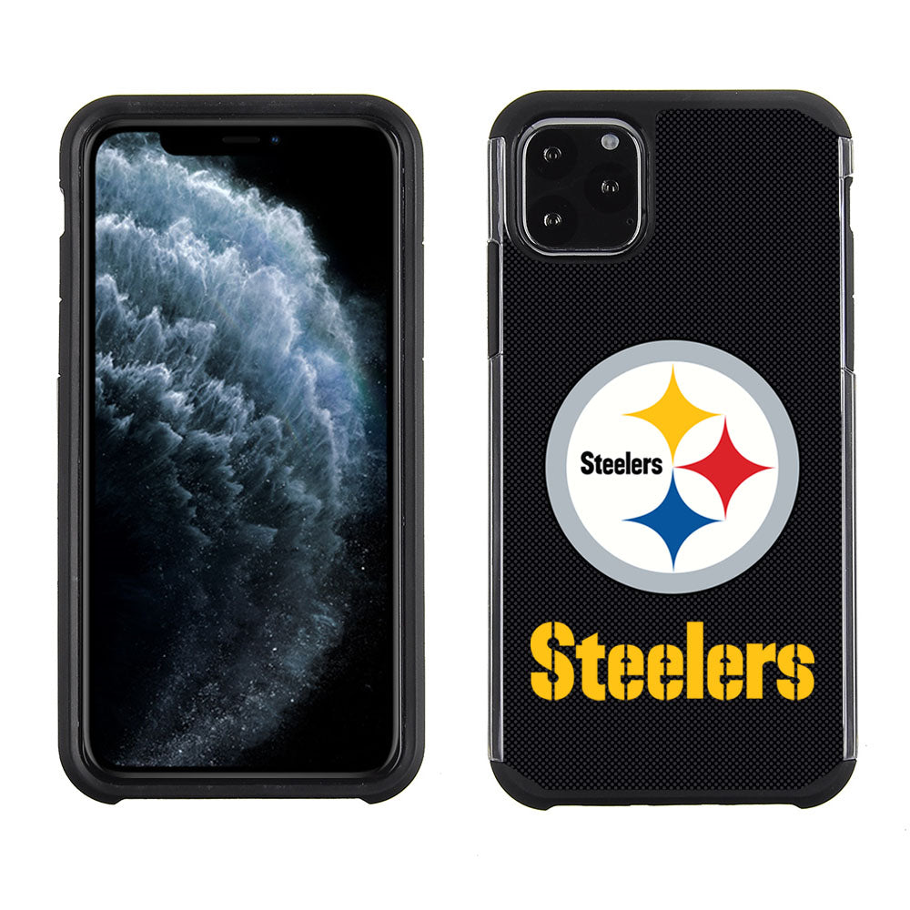 PBG NFL Pittsburgh Steelers Textured Case for iPhone 11 Pro Max & XS Max (6.5")