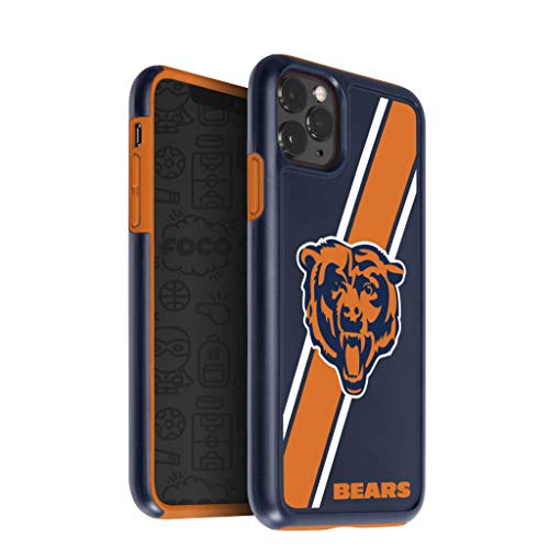 FOCO NFL Chicago Bears Dual Hybrid Case for iPhone 11 Pro, X & XS (5.8")