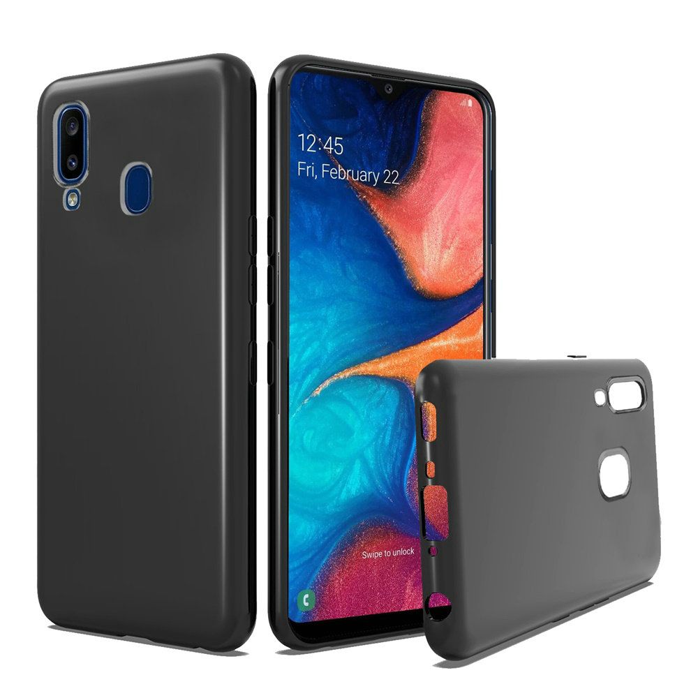 GSA Slim Flexible Candy Case for Samsung Galaxy A20/A50 - Black