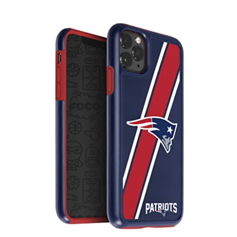 FOCO NFL New England Patriots Case for iPhone 11 Pro Max & XS Max (6.5")