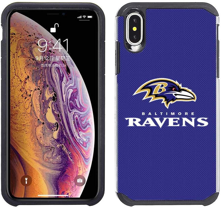 PBG NFL Baltimore Ravens Textured Case for iPhone XS Max (6.5")