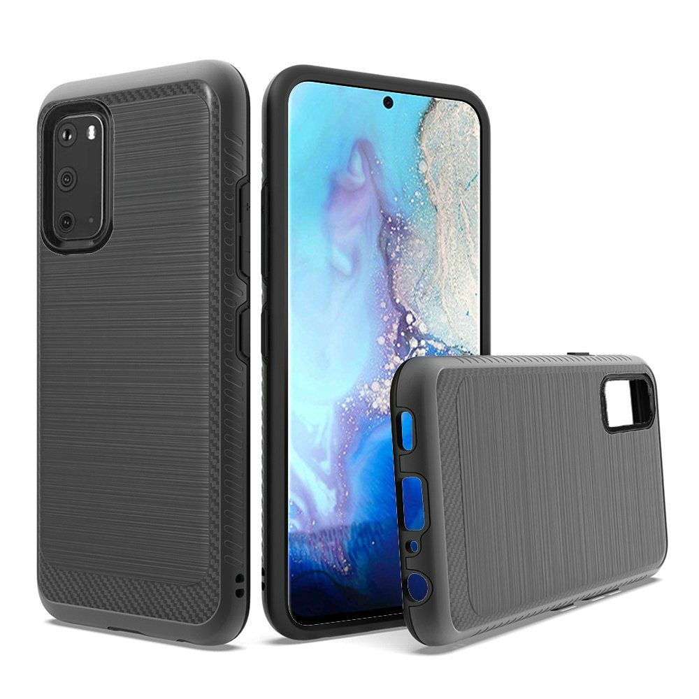 GSA Slim Brushed Case for Samsung Galaxy S20 (6.2") Black