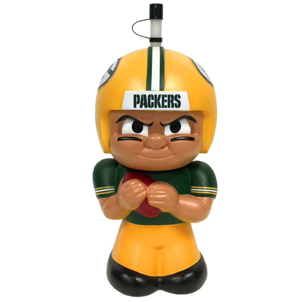 TM NFL Green Bay Packers Big Sip 3D H2O Quarterback Bottle 16 oz 5"x10"