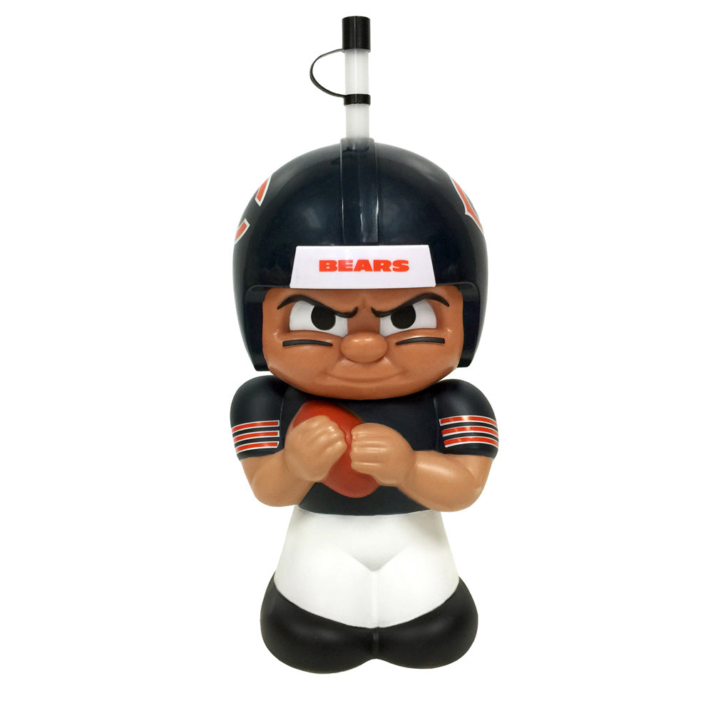 TM NFL Chicago bears Big Sip 3D H2O Quarterback Bottle 16 oz 5"x10"