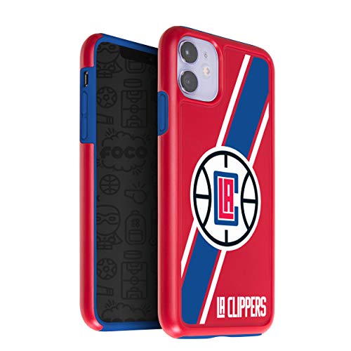 FOCO NBA Los Angeles Clippers Hybrid Case for iPhone 11 Pro, X & XS (5.8")