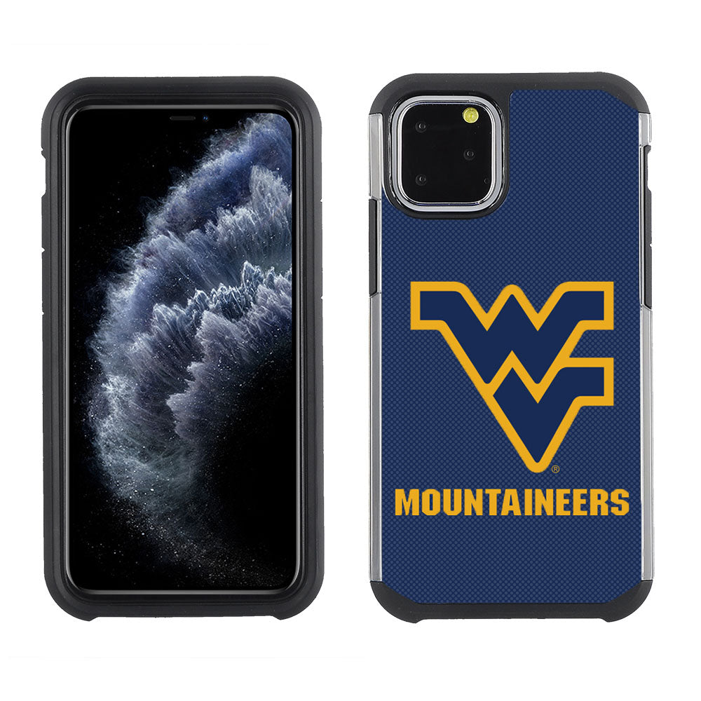 PBG NCAA West Virginia Mountaineers Textured for Apple iPhone 11 Pro, X & XS (5.8")