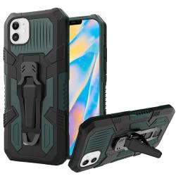 GSA Travel Kickstand Clip Case For iPhone 12 Mini (5.4") - Midnight Green