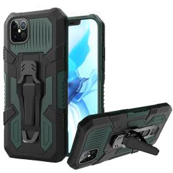 GSA Travel Hybrid Kickstand Case For iPhone 12 Pro Max (6.7") - Midnight Green