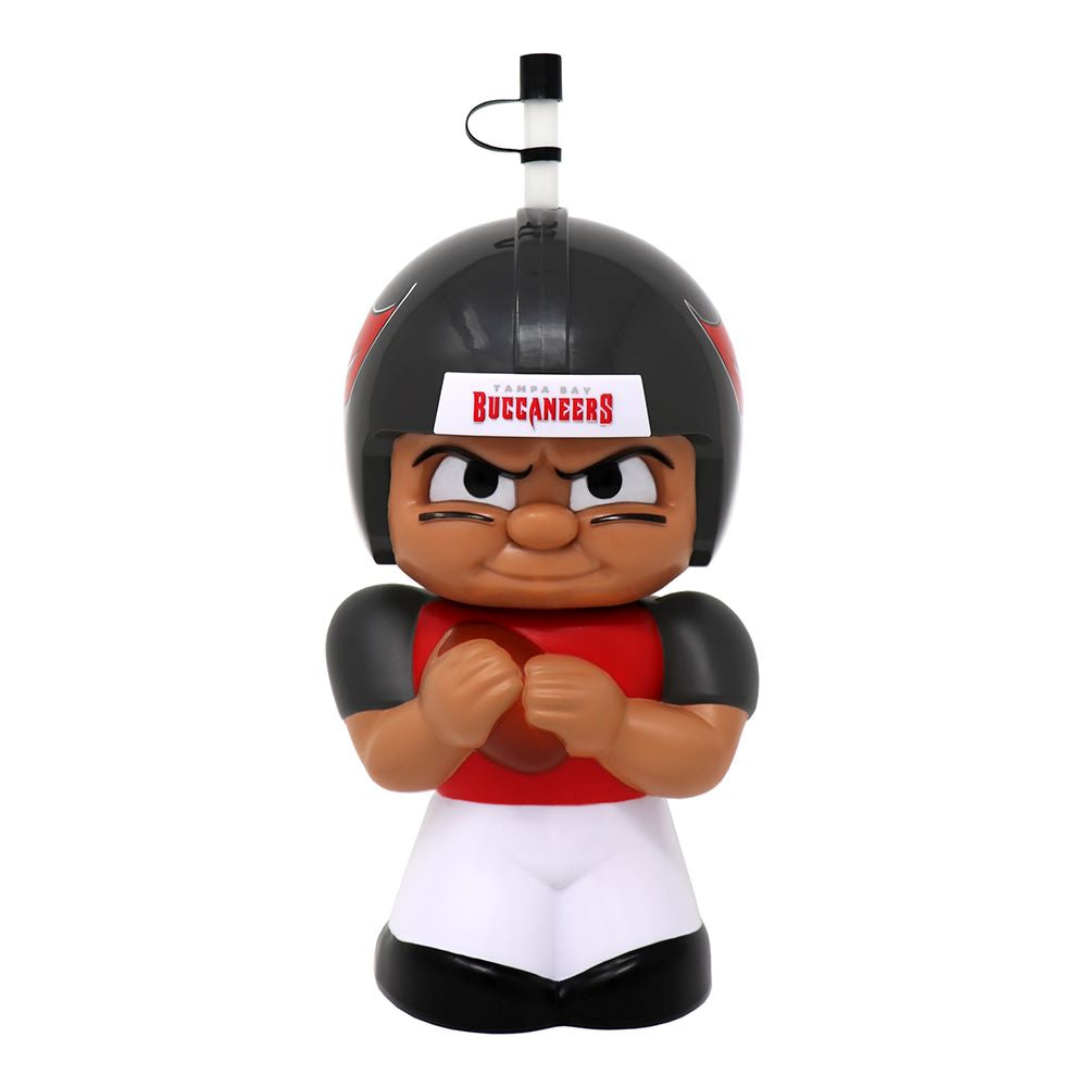 TM NFL Tampa Bay Buccaneers Big Sip 3D H2O Quarterback Bottle 16 oz 5"x10"