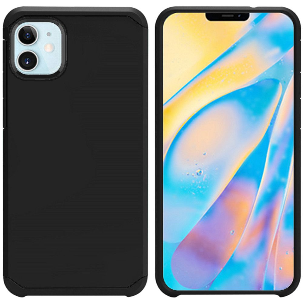 GSA Matte Dual Layer Tuff Hybrid Case For iPhone 12 Mini (5.4") Black