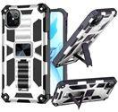 GSA Machine Magnetic Kickstand Hybrid Case For iPhone 12 Pro Max (6.7") - Silver