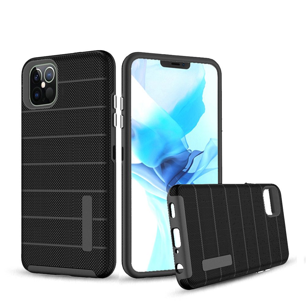 GSA Tuff Armor Hybrid Case For iPhone 12 Pro Max (6.7") - Black