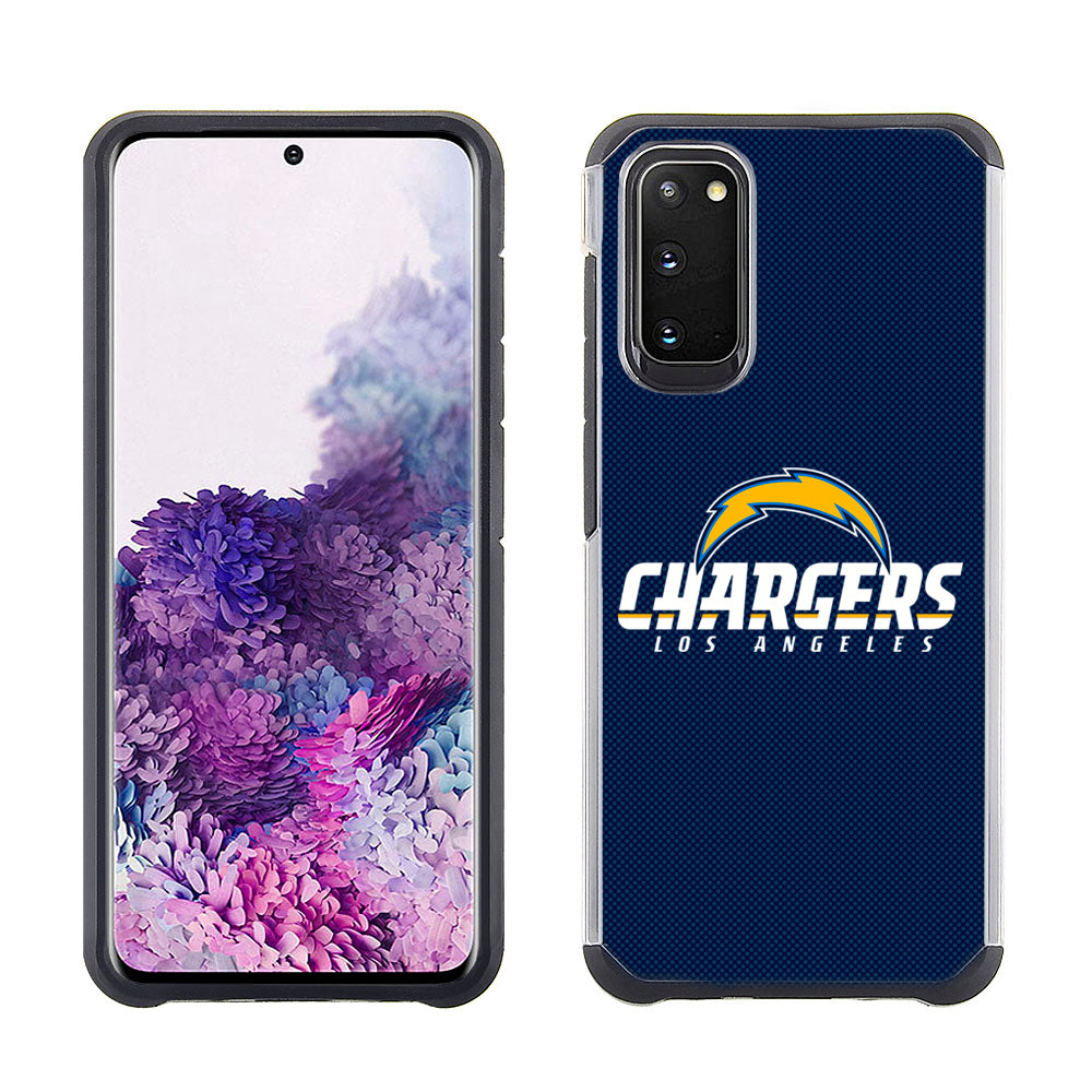 PBG NFL Licensed Los Angeles Chargers Textured Case for Samsung Galaxy S20