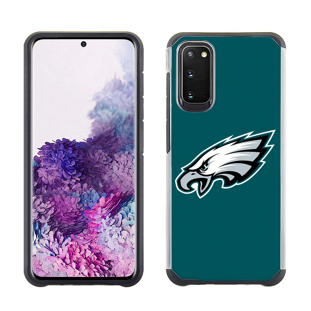 PBG NFL Licensed Philadelphia Eagles Textured Case for Samsung Galaxy S20