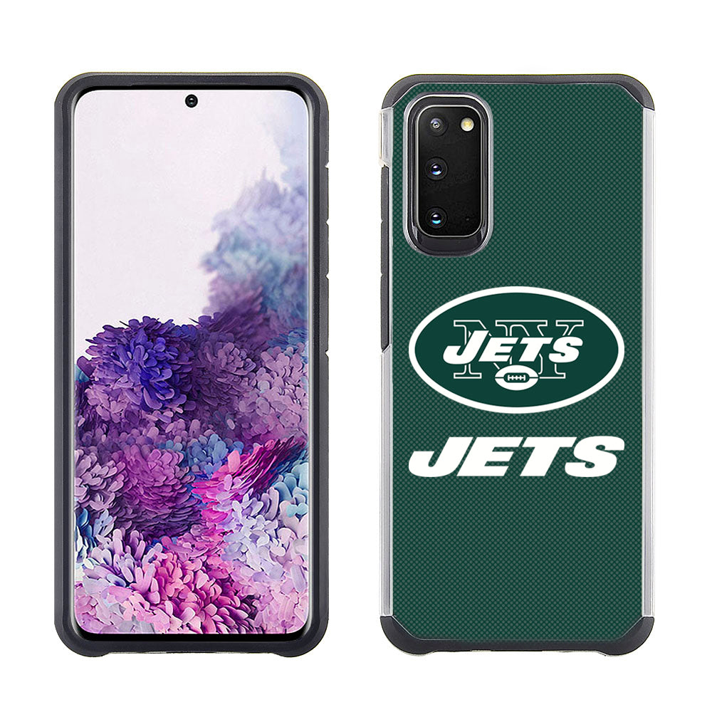 PBG NFL Licensed New York Jets Textured Case for Samsung Galaxy S20