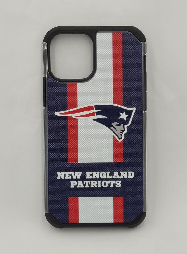PBG NFL New England Patriots Textured Stripe Case for iPhone 12 & 12 pro (6.1")