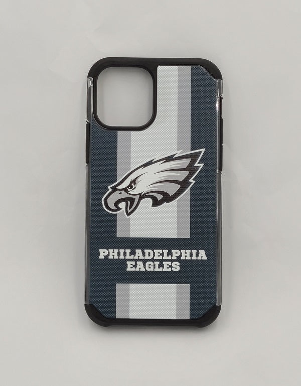 PBG NFL Philadelphia Eagles Textured Stripe Case For iPhone 12 & 12 pro (6.1")