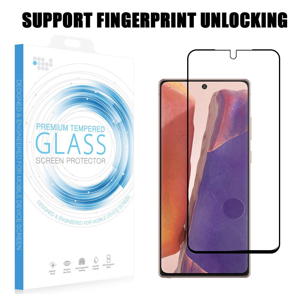 GSA Black Boarder Tempered Glass Screen Protector for Samsung S22 Plus