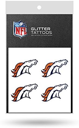 Face Tattoo Denver Broncos Glitt