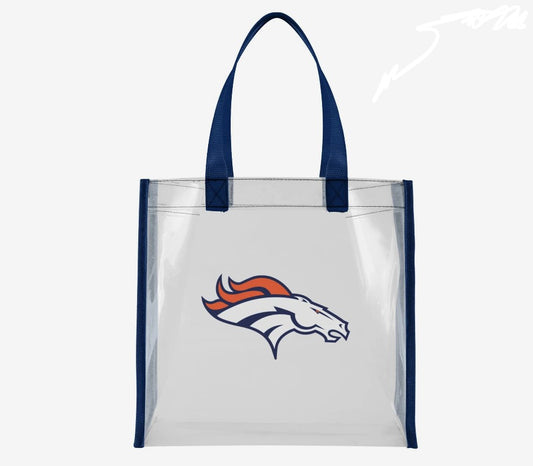 Tote Bag Clear Denver Broncos