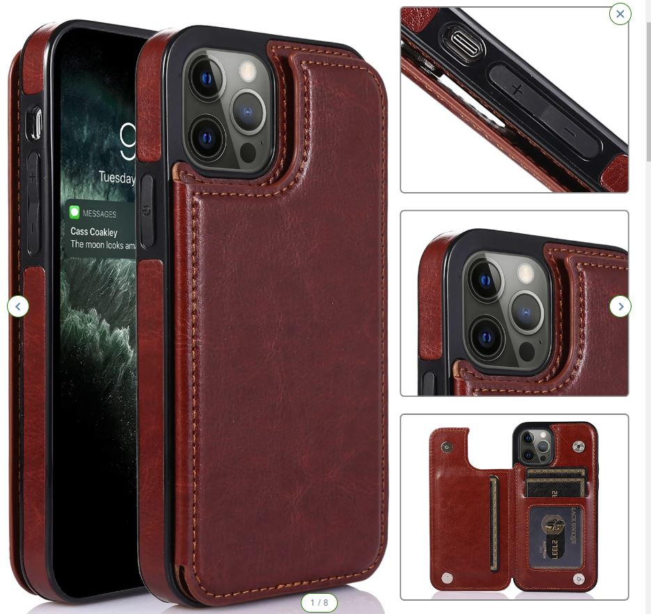 SAMS23 Wallet leather Mag ID Blk