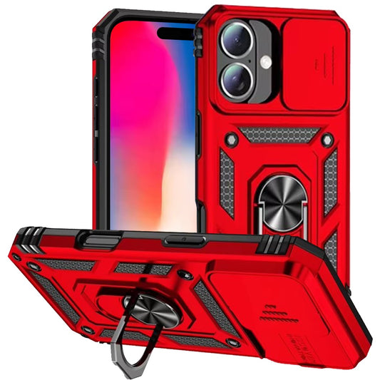 GSA iPhone 16 Mag safe Protective Ring STD Red