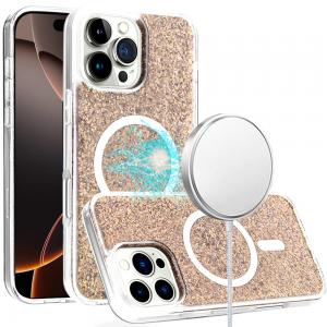 IP16PMAX MSafe Glitter Gold