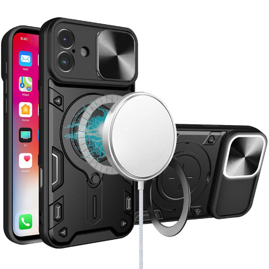 GSA iPhone16 MagSafe with Camera Cover and Ring Std - Black 6.1 Screen