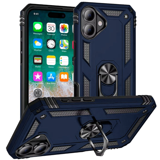 GSA iP16+ Slim Ring KickStand Magnetic - Blue