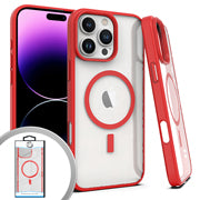 iP16PMAX Msafe Bumper Case Red