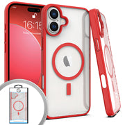 iP16+ Msafe Bumper Case Red