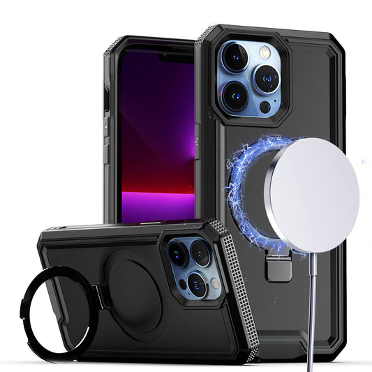 iP15 MagSafe Tough Hybrid Black