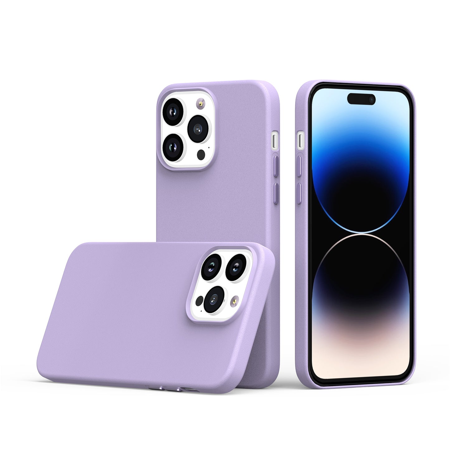 iP15PMax MagSafe leatherMtB Purp